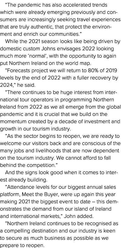  The pandemic has also accelerated trends which were already emerging previously and consumers are increasingly seeki   