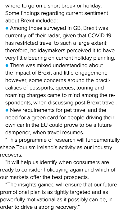 where to go on a short break or holiday   Some findings regarding current sentiment about Brexit included: l Among th   