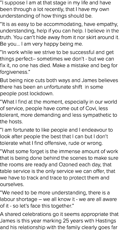  I suppose I am at that stage in my life and have been through a lot recently, that I have my own understanding of ho   