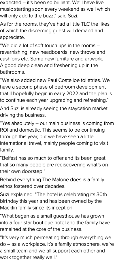 expected   it s been so brilliant  We ll have live music starting soon every weekend as well which will only add to t   