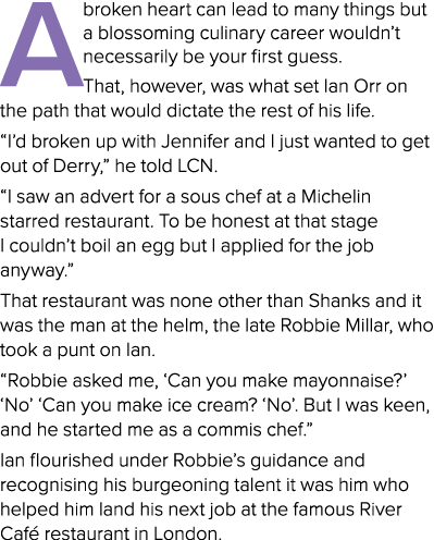 A broken heart can lead to many things but a blossoming culinary career wouldn t necessarily be your first guess  Tha   