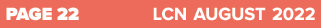PAGE 22 LCN AUGUST 2022