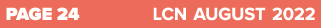 PAGE 24 LCN AUGUST 2022