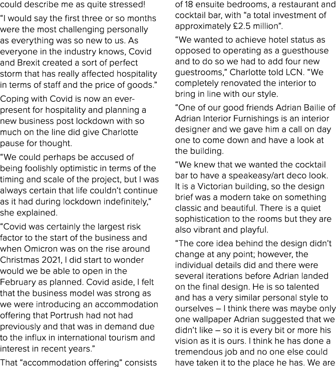 could describe me as quite stressed   I would say the first three or so months were the most challenging personally a   