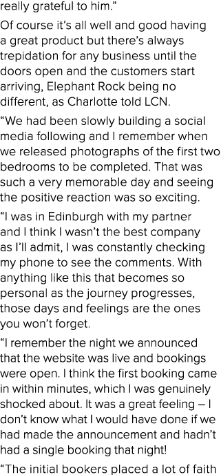 really grateful to him   Of course it s all well and good having a great product but there s always trepidation for a   
