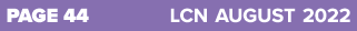 PAGE 44 LCN AUGUST 2022