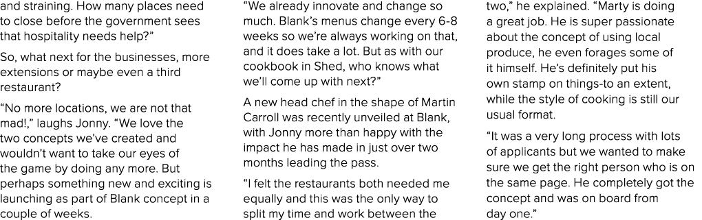 and straining. How many places need to close before the government sees that hospitality needs help?” So, what next f...