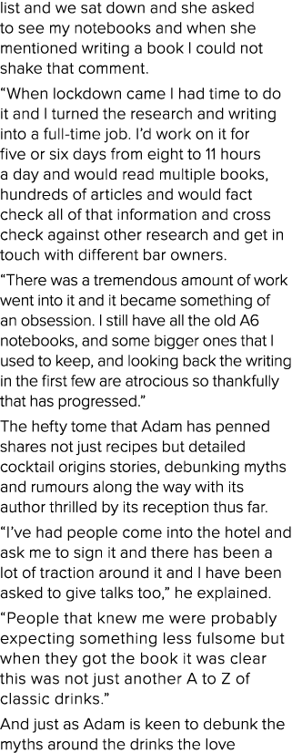 list and we sat down and she asked to see my notebooks and when she mentioned writing a book I could not shake that c...