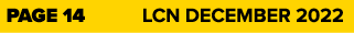 PAGE 14 LCN DECEMBER 2022