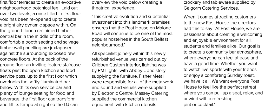 first floor terraces to create an evocative neighbourhood botanical feel. Laid out over two levels, a once filled-in ...