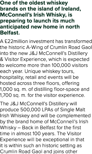 One of the oldest whiskey brands on the island of Ireland, McConnell’s Irish Whisky, is preparing to launch its much ...