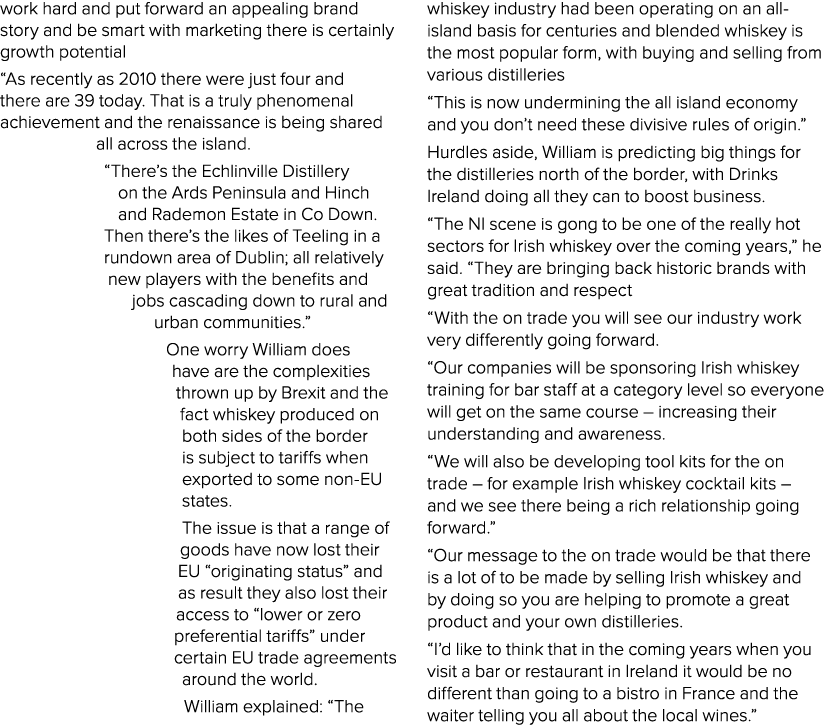 work hard and put forward an appealing brand story and be smart with marketing there is certainly growth potential  A   