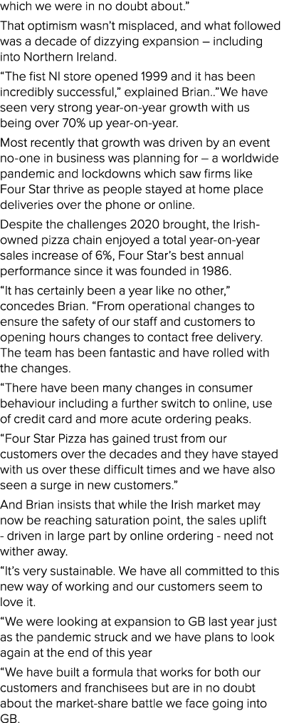 which we were in no doubt about   That optimism wasn t misplaced, and what followed was a decade of dizzying expansio   