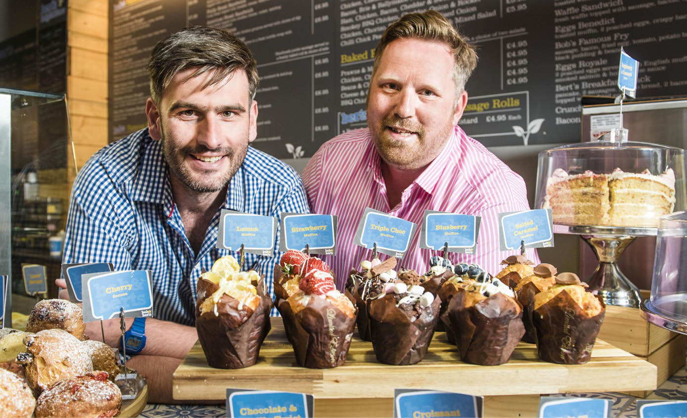 Pictured are Bob & Berts  owners Colin McClean (right) and David Ferguson (left) 