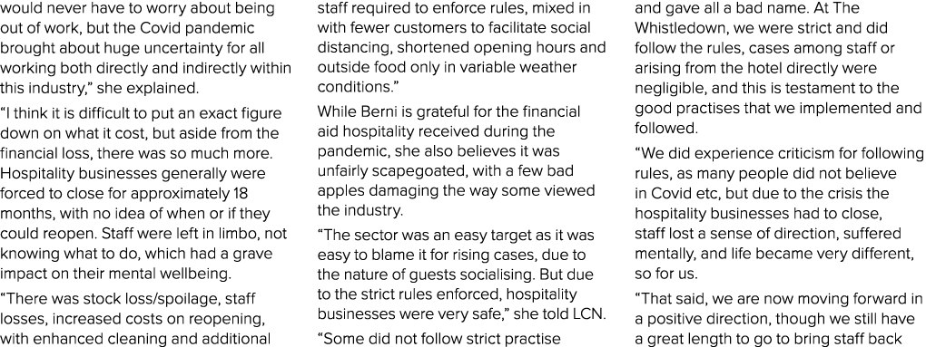 would never have to worry about being out of work, but the Covid pandemic brought about huge uncertainty for all work   