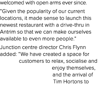 welcomed with open arms ever since   Given the popularity of our current locations, it made sense to launch this newe   