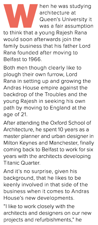W hen he was studying architecture at Queen s University it was a fair assumption to think that a young Rajesh Rana w   