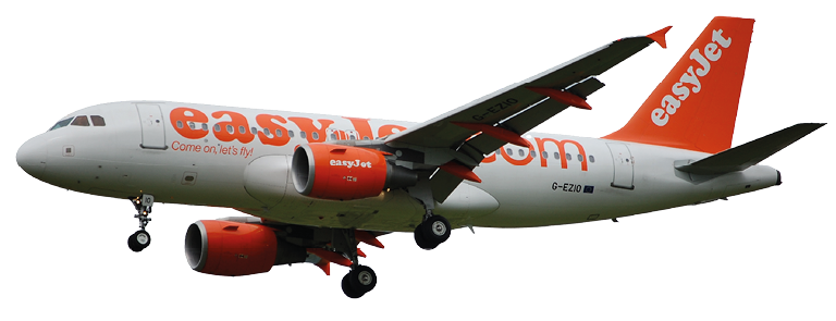 Antrim Northern Ireland UK June 2008 - EasyJet Aircraft approaches Belfast International Airport