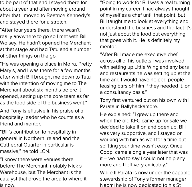 to be part of that and I stayed there for about a year and after moving around after that I moved to Beatrice Kennedy   