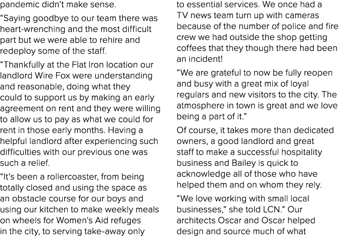 pandemic didn t make sense   Saying goodbye to our team there was heart-wrenching and the most difficult part but we    