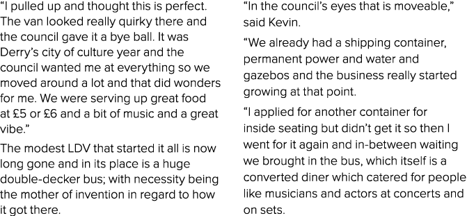  I pulled up and thought this is perfect  The van looked really quirky there and the council gave it a bye ball  It w   