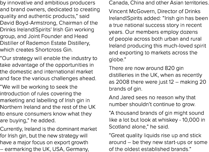 by innovative and ambitious producers and brand owners, dedicated to creating quality and authentic products,  said D   