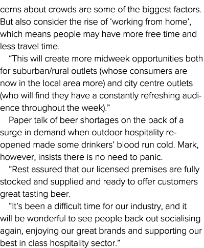 cerns about crowds are some of the biggest factors  But also consider the rise of  working from home , which means pe   