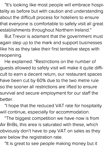  It s looking like most people will embrace hospitality as before but with caution and understanding about the diffic   