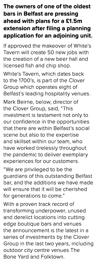 The owners of one of the oldest bars in Belfast are pressing ahead with plans for a  1 5m extension after filing a pl   