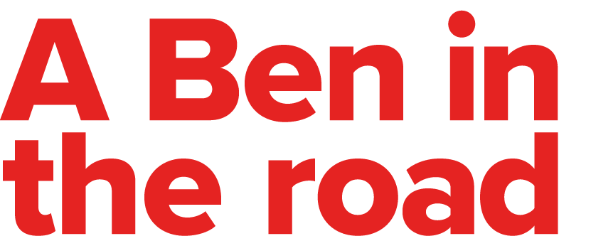 A Ben in the road 