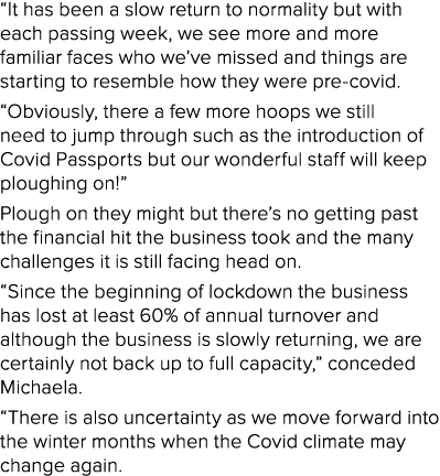  It has been a slow return to normality but with each passing week, we see more and more familiar faces who we ve mis   
