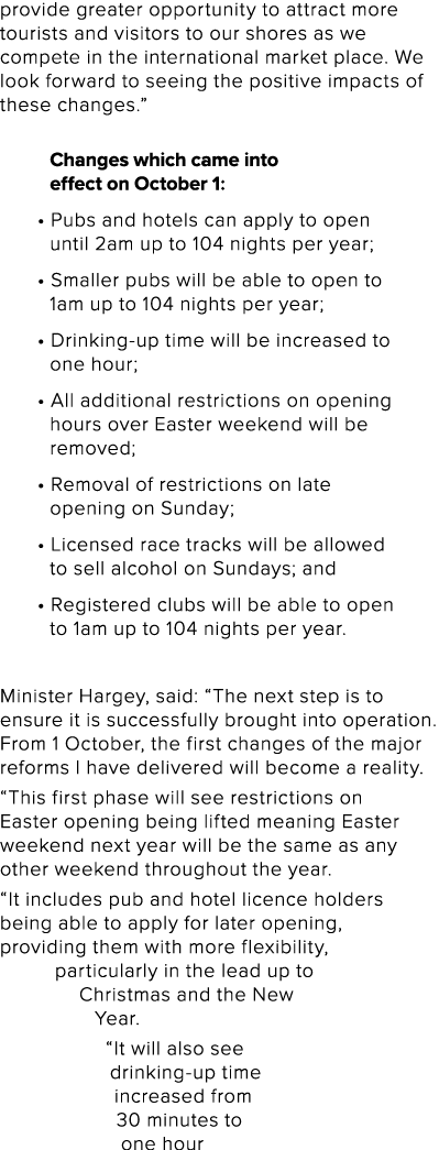 provide greater opportunity to attract more tourists and visitors to our shores as we compete in the international ma   