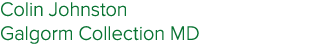 Colin Johnston Galgorm Collection MD
