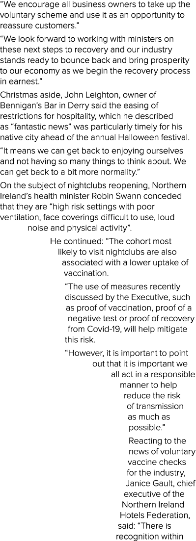 We encourage all business owners to take up the voluntary scheme and use it as an opportunity to reassure customers    