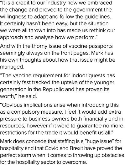  It is a credit to our industry how we embraced the change and proved to the government the willingness to adapt and    