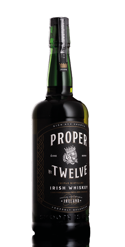 Berlin - JAN 15, 2020: Proper No  Twelve  Irish whisky  on store shelf in Berlin  Proper No  Twelve is an Irish whisky brand founded by mixed martial arts champion Conor McGregor