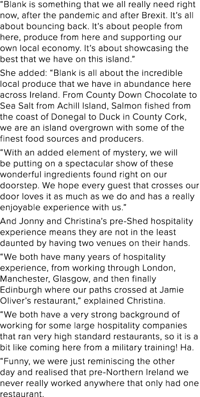  Blank is something that we all really need right now, after the pandemic and after Brexit  It s all about bouncing b   
