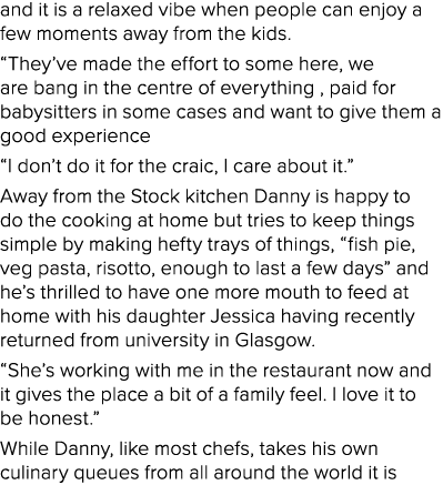 and it is a relaxed vibe when people can enjoy a few moments away from the kids   They ve made the effort to some her   