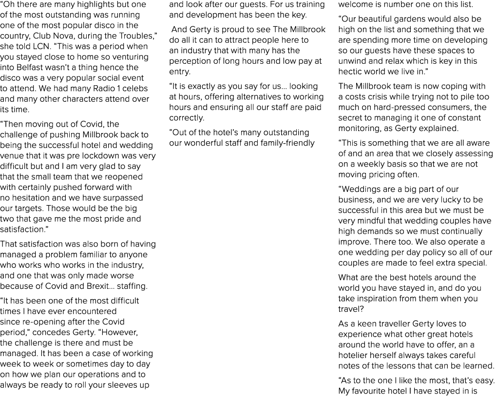 “Oh there are many highlights but one of the most outstanding was running one of the most popular disco in the countr...