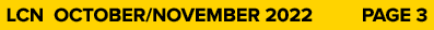 LCN OCTOBER/NOVEMBER 2022 PAGE 3