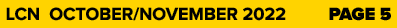 LCN OCTOBER/NOVEMBER 2022 PAGE 5