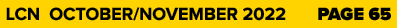LCN OCTOBER/NOVEMBER 2022 PAGE 65