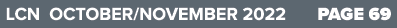 LCN OCTOBER/NOVEMBER 2022 PAGE 69