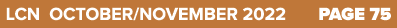 LCN OCTOBER/NOVEMBER 2022 PAGE 75