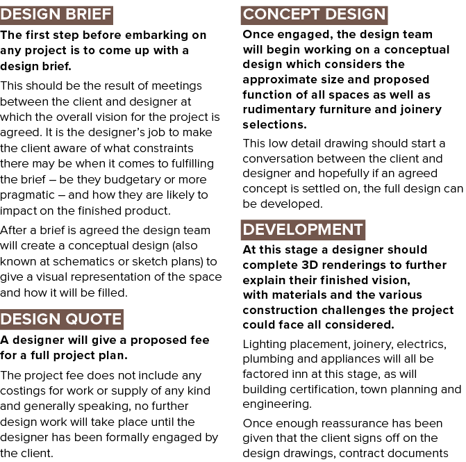 Design brief The first step before embarking on any project is to come up with a design brief. This should be the res...