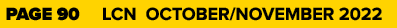 PAGE 90 LCN OCTOBER/NOVEMBER 2022