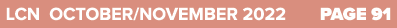 LCN OCTOBER/NOVEMBER 2022 PAGE 91