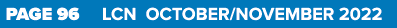 PAGE 96 LCN OCTOBER/NOVEMBER 2022