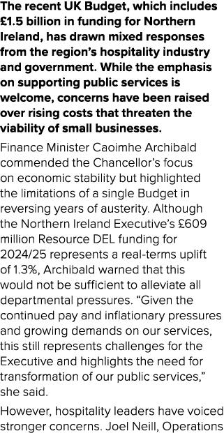 The recent UK Budget, which includes £1.5 billion in funding for Northern Ireland, has drawn mixed responses from the...