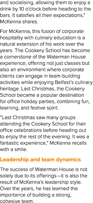 and socialising, allowing them to enjoy a drink by 10 o’clock before heading to the bars. It satisfies all their expe...